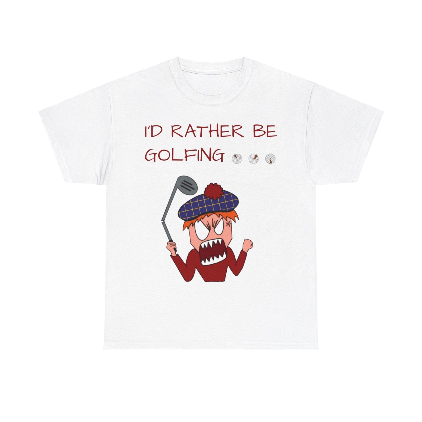 Revenge Golf™ I'd Rather Be Golfing | Non-Birdie T-Shirt