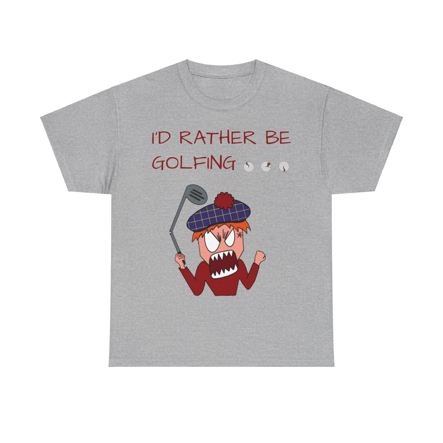 Revenge Golf™ I'd Rather Be Golfing | Non-Birdie T-Shirt