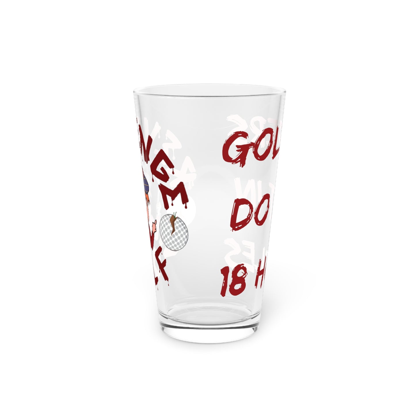 Revenge Golf™ "18 Holes" Pint Glass | 16oz