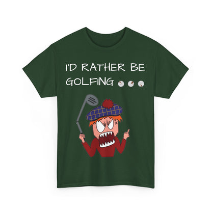 I'd Rather Be Golfing Birdie T-Shirt