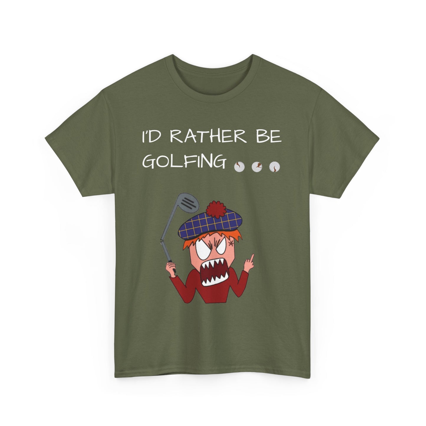 I'd Rather Be Golfing Birdie T-Shirt