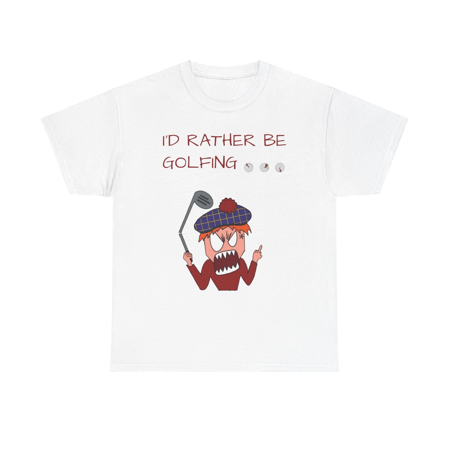 I'd Rather Be Golfing Birdie T-Shirt