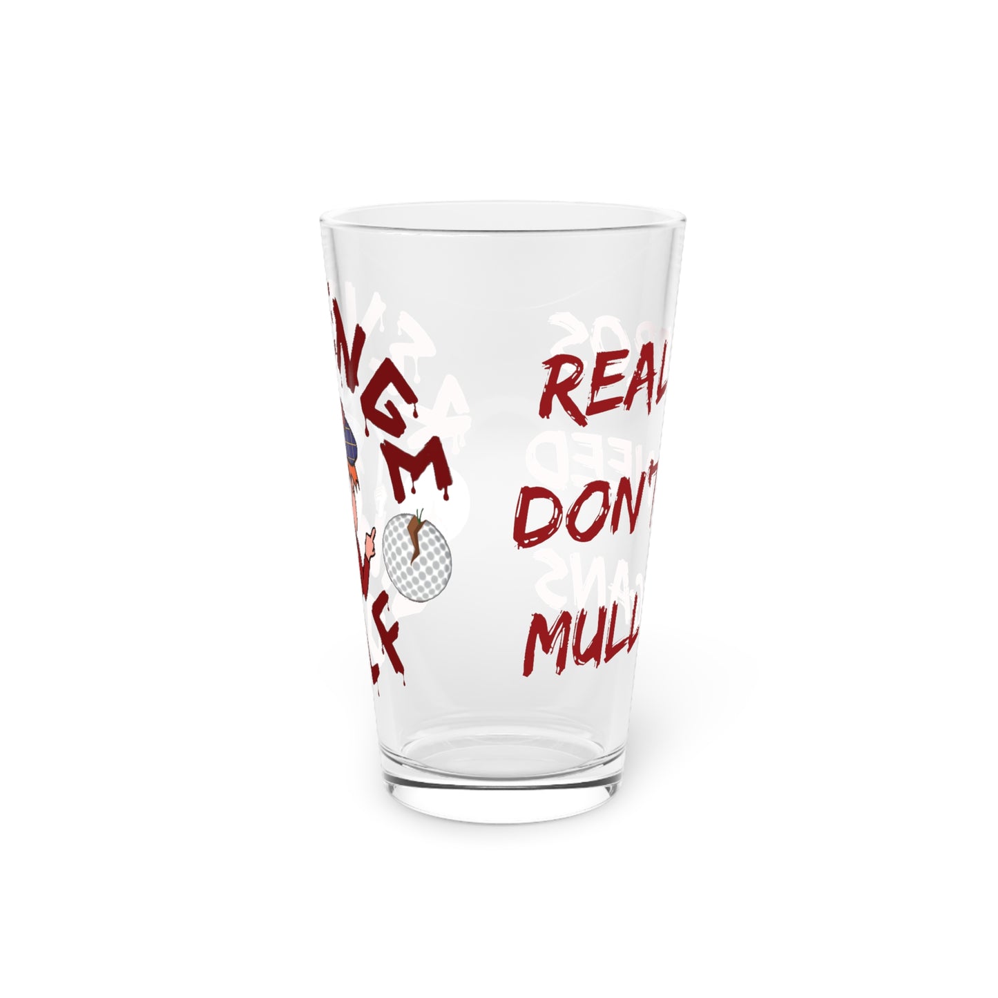 Revenge Golf™ "Real Pros" Pint Glass | 16oz